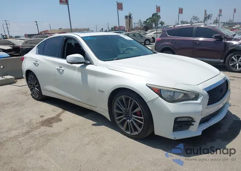 2017 Infiniti Q50 Red Sport 400 из США, поврежденный, VIN JN1FV7AP7HM851011